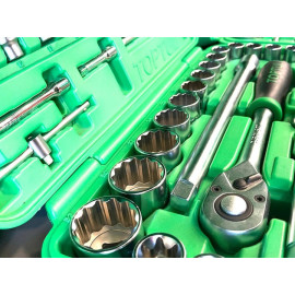 Профессиональный набор автоинструмента 1/4", 1/2" 108ед. (12-гр.) TOPTUL GCAI108R1