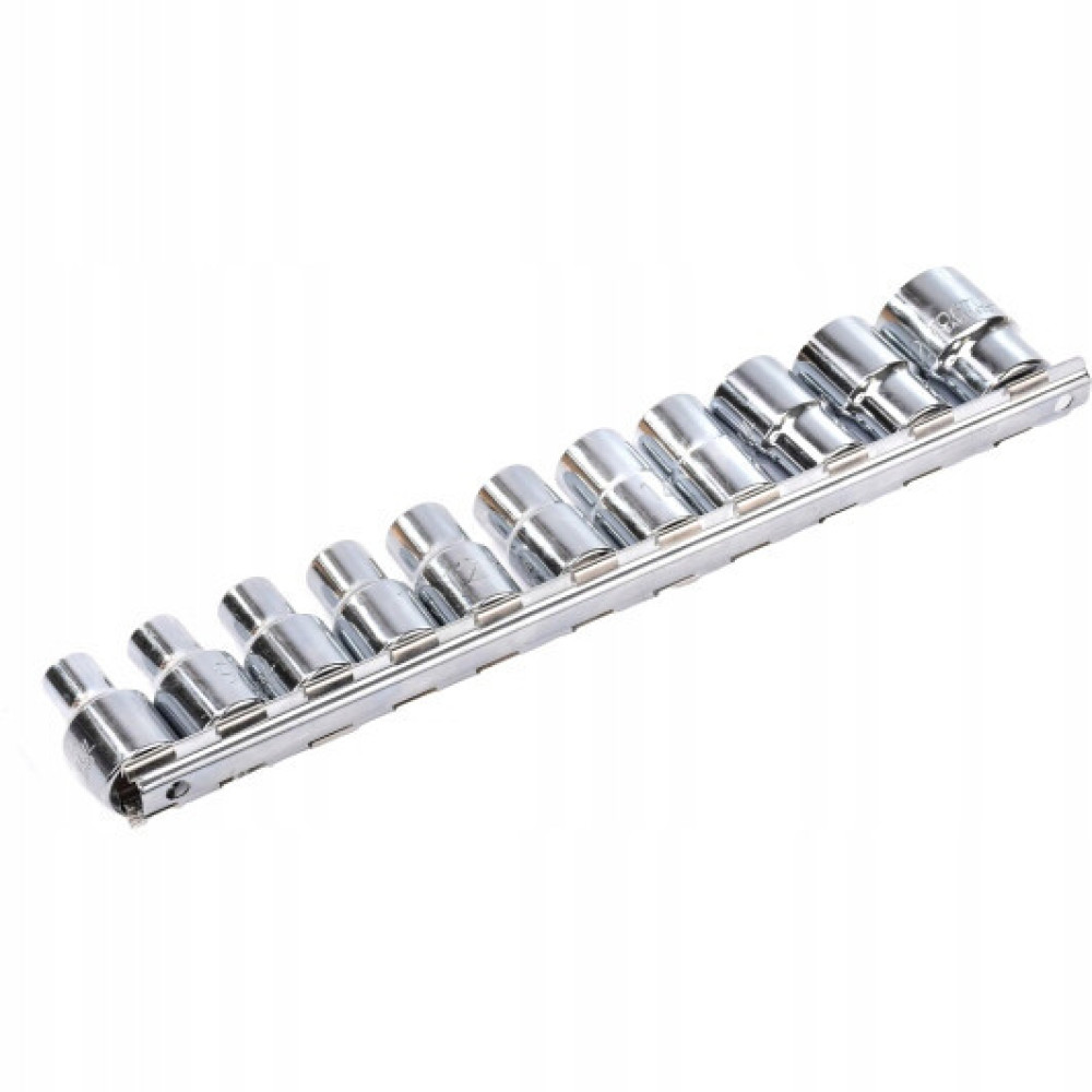 Набор 12-гранных головок на планке TOPTUL 12-гр. 1/2" 11ед. 8-22мм GAAQ1601U-12