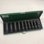Набор длинных торцевых головок ударных TOPTUL 1/2" 10-24мм 10ед. GDAD1002