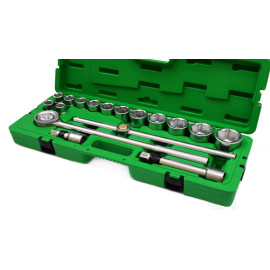 Набор головок с трещоткой TOPTUL 3/4" 17ед. (6-гр.) GCAI1701