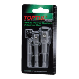 Набор переходников под шуруповерт 1/4" 3 ед. TOPTUL (1/4", 3/8", 1/2") GAAR0301