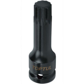 Головка торцевая SPLINE ударная TOPTUL М18 L77мм 1/2" KADB1618L