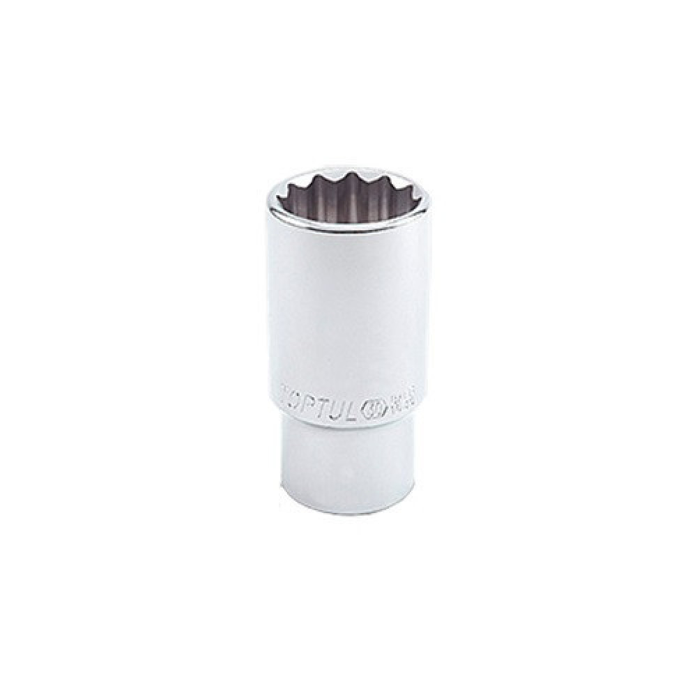 Головка торцевая 26 мм TOPTUL 1/2" длинная 12-гранная BAEF1626