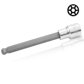 Насадка шестигранник HEX TOPTUL 8 мм 140мм 1/2" с шаром BCSA1608